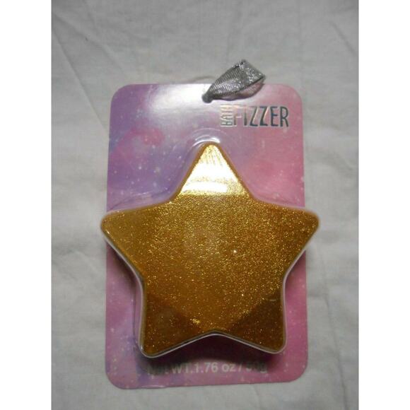 NEW Gold Glittery Star Bath Fizzer Bomb Spa 1.76oz Great Girls party favor Gifts - Picture 1 of 4